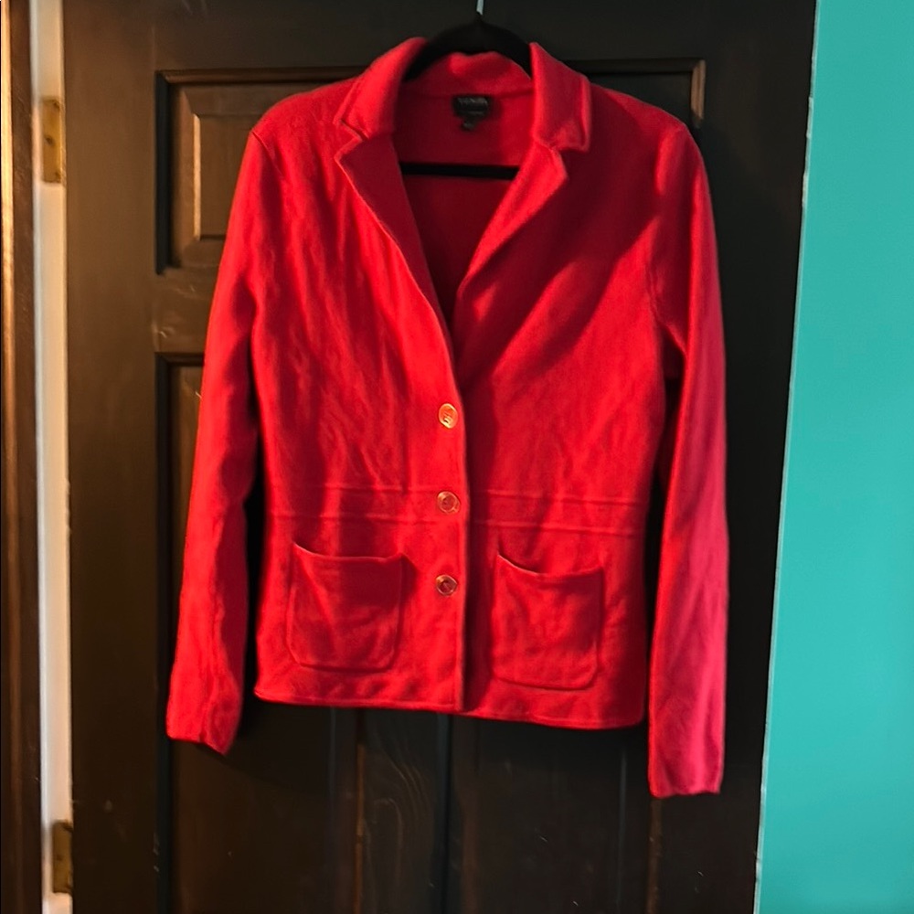 Talbots Vibrant Red Blazer